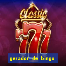 gerador de bingo cha de bebe